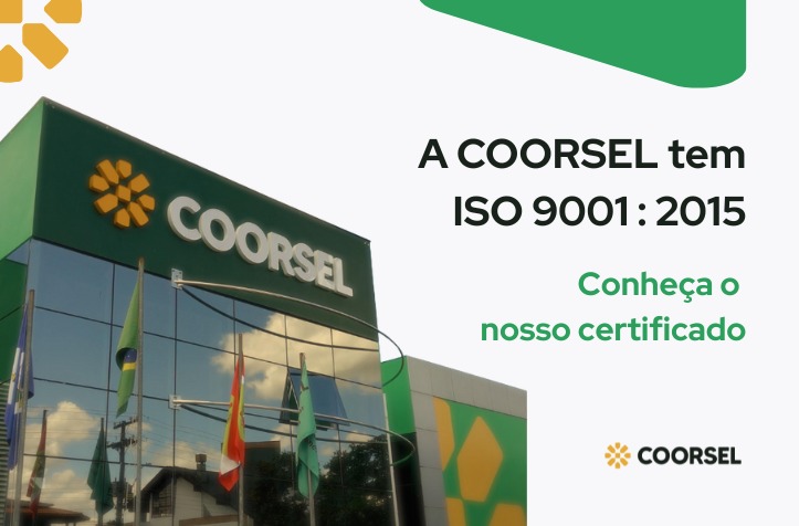 COORSEL tem ISO 9001 : 2015